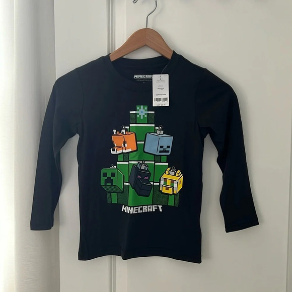 MINECRAFT Carters long sleeve shirt NWT - Picture 1 of 5